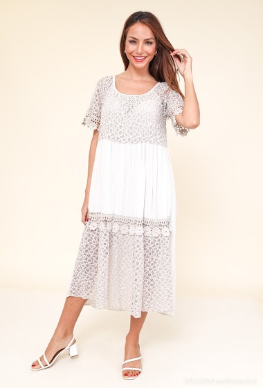 Wholesaler Lucene - Dress with lace