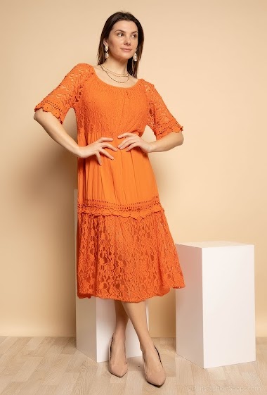 Wholesaler Lucene - Dress with lace