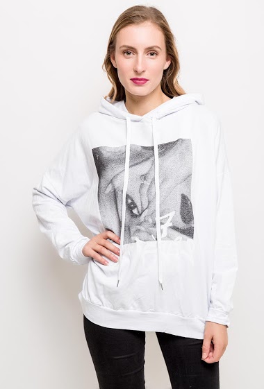 Großhändler Lucky 2 - Hoodie with print