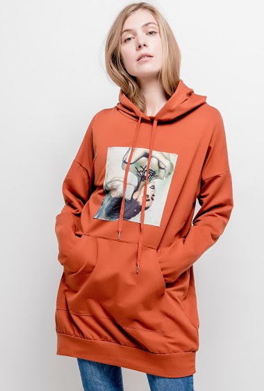 Wholesaler Lucky 2 - Hoodie with print