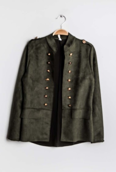 Wholesaler Lucky 2 - Suede militar jacket
