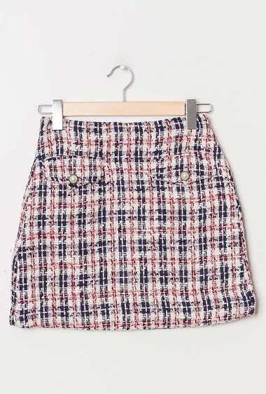 Wholesaler Lucky Jewel Fascinate - Tweed skirt