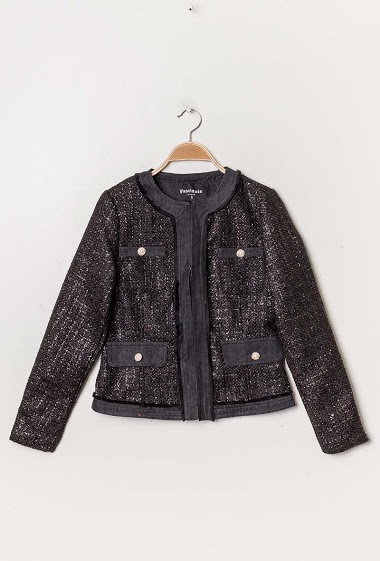 Wholesaler Lucky Jewel Fascinate - Tweed jacket