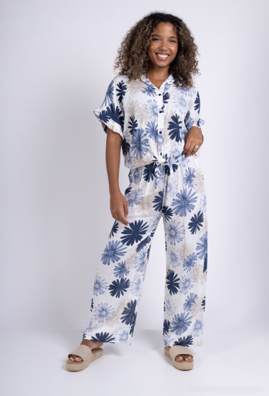Wholesaler LUCKY MELON - PRINTED TROUSERS SET