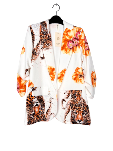 Wholesaler Lucky Nana - Long-sleeved patterned blazer