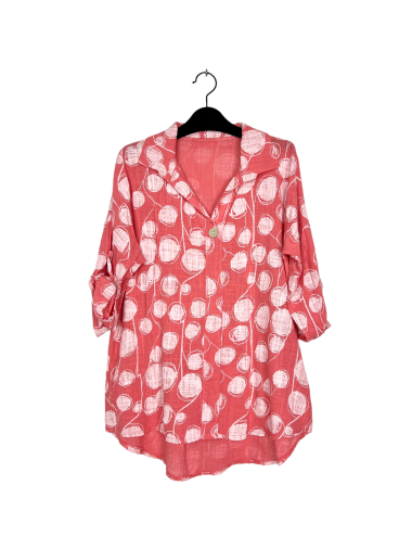 Wholesaler Lucky Nana - Patterned shirt, long sleeve
