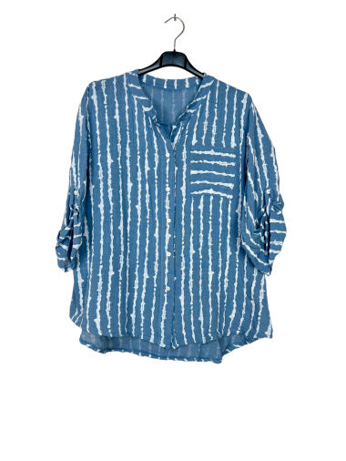 Wholesaler Lucky Nana - Striped cotton shirt