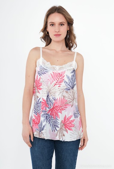 Wholesaler Lucky Nana - Printed tank top with straps.