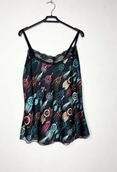 Wholesaler Lucky Nana - Printed tank top with straps.