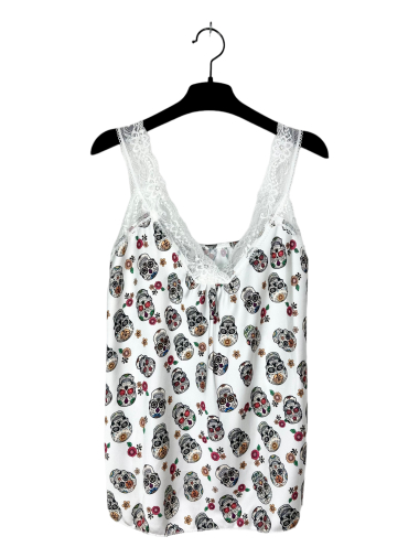 Wholesaler Lucky Nana - Lace tank top with pattern small size