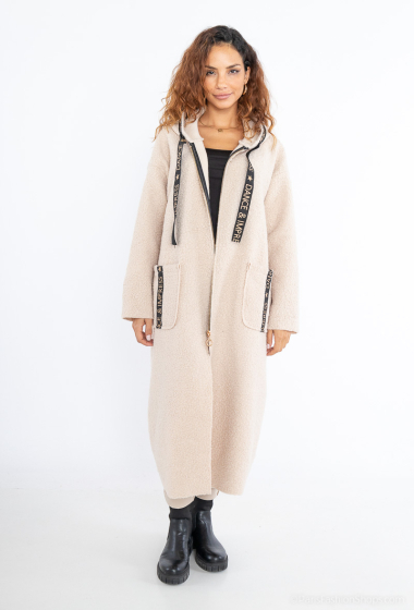 Wholesaler Lucky Nana - Long coats with pocket and hood