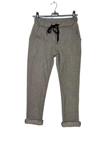 Wholesaler Lucky Nana - Printed pants with belt