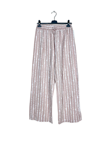 Wholesaler Lucky Nana - Lightweight striped cotton pants.