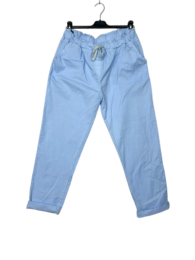 Wholesaler Lucky Nana - Plain cotton pants, large size