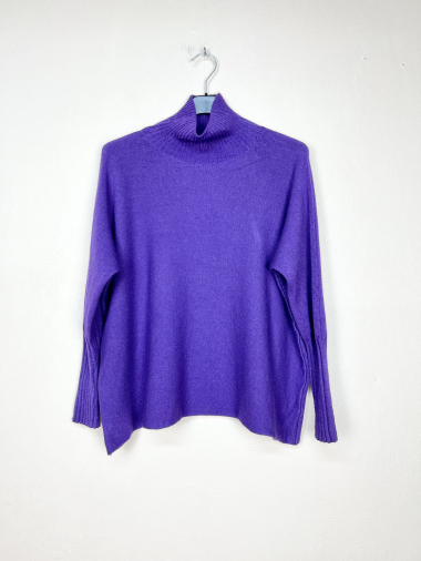 Wholesaler Lucky Nana - Turtleneck knit sweater, long sleeve