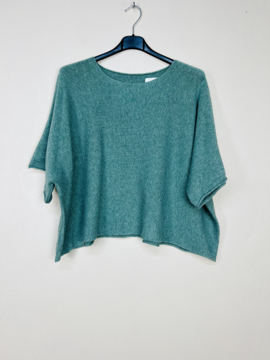 Wholesaler Lucky Nana - Poncho sweater, 3/4 sleeve