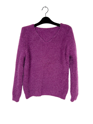 Wholesaler Lucky Nana - Plain V-neck sweater