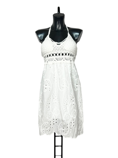 Wholesaler Lucky Nana - Short lace dress, lace collar