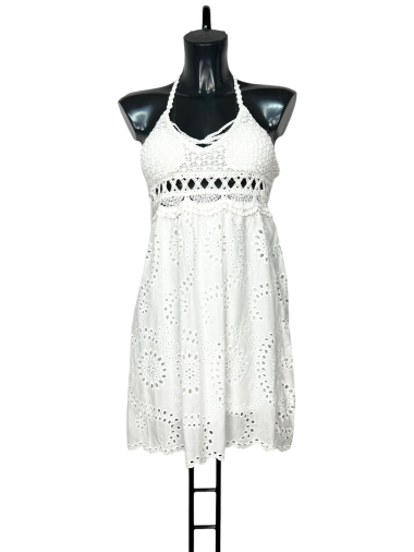 Wholesaler Lucky Nana - Short lace dress, lace collar