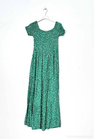 Wholesaler Lucky Nana - Long dress with floral print