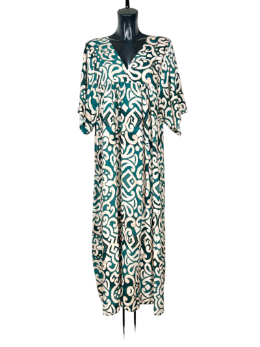 Wholesaler Lucky Nana - Long patterned dress, plus size