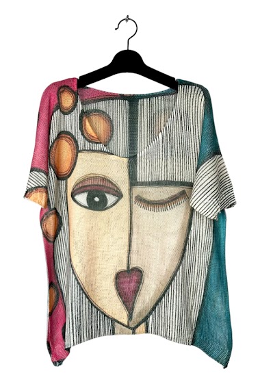 Wholesalers Lucky Nana - Short-sleeved patterned T-shirt