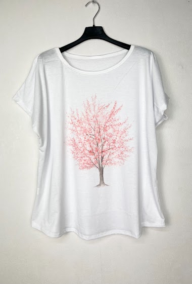 Wholesalers Lucky Nana - Short sleeve t-shirt with tree motif