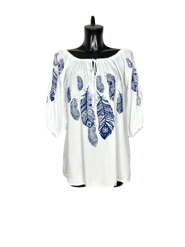 Wholesaler Lucky Nana - Short sleeve patterned top