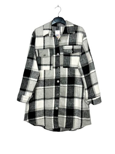 Wholesaler Lucky Nana - Checked jacket with pocket and button
