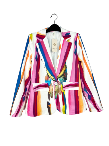 Wholesaler Lucky Nana - Patterned suit jacket, long sleeve