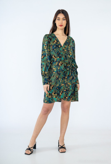 Wholesaler LUCY LUU - SHORT PRINTED DRESS