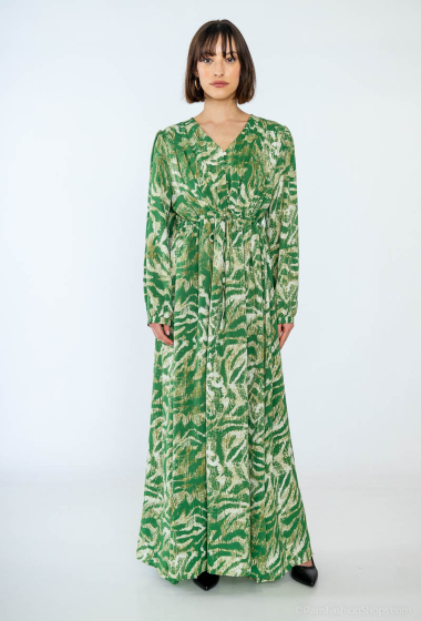 Wholesaler LUCY LUU - LONG PRINTED DRESS