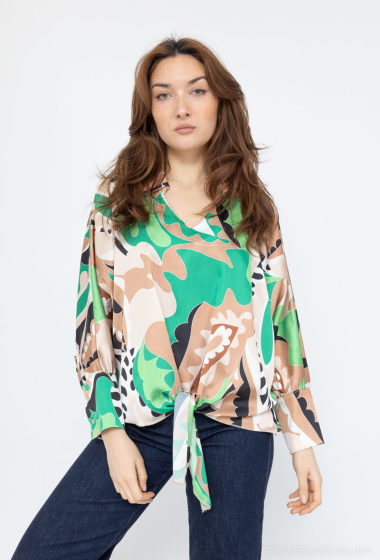 Wholesaler Luizacco - Flowy printed blouse