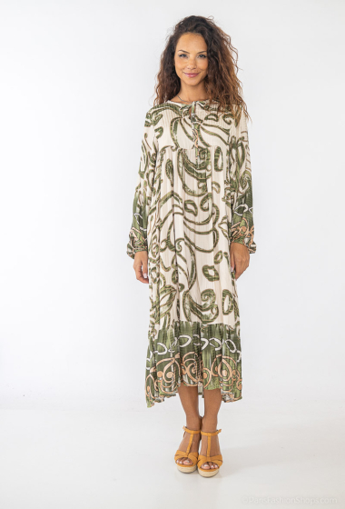 Grossiste Luizacco - Robe à imprimé abstrait