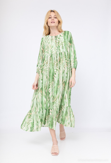 Großhändler Luizacco - Kleid mit abstraktem Print