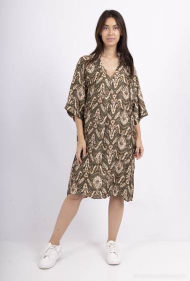 Wholesaler Luizacco - Abstract printed dress