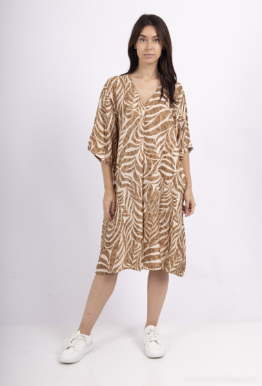 Wholesaler Luizacco - Abstract printed dress