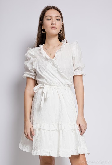 Wholesaler Luizacco - Spotted textured dress