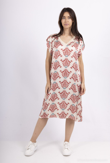 Wholesaler Luizacco - Abstract printed dress