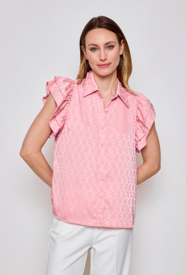 Wholesaler Lulumary - Monogram pattern shirt