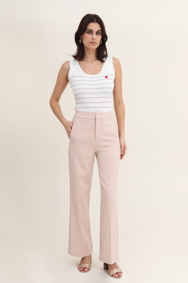 Wholesaler Lulumary - Wide straight fit trousers