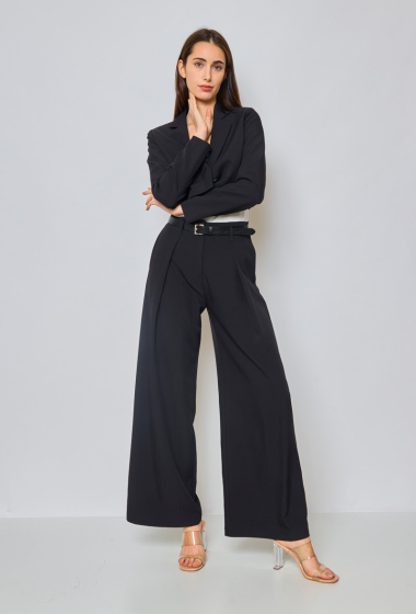 Wholesaler Lulumary - Wide flowing pants with belt