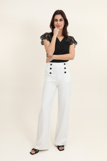 Wholesaler Lulumary - Large stripes pants