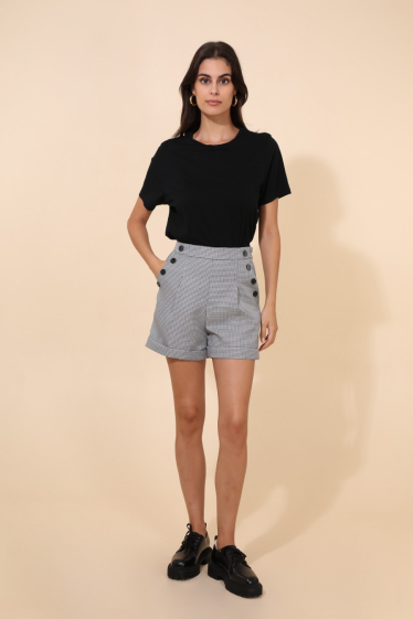 Wholesaler Lulumary - Checked shorts