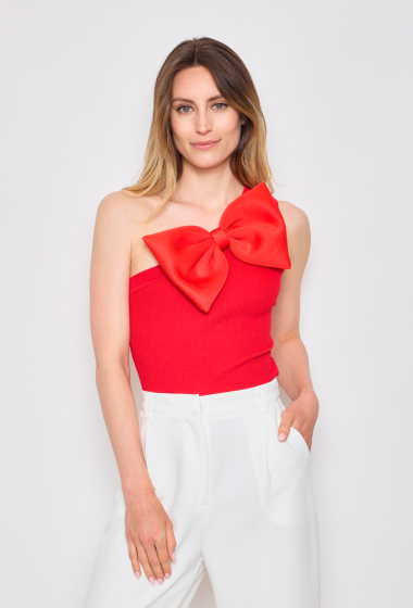 Wholesaler Lulumary - Top with a bow
