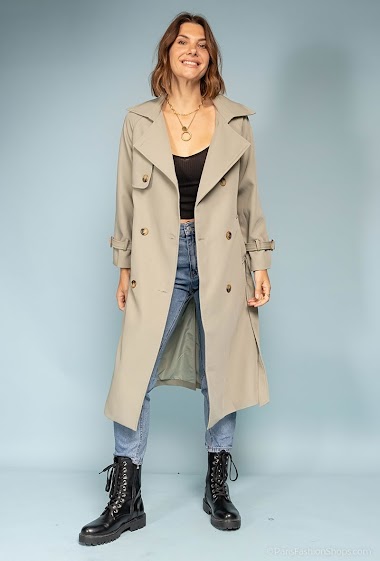 Wholesalers Lulumary - Double breasted trench-coat