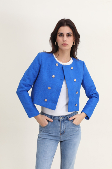 Wholesaler Lulumary - Short jacket with gold buttons
