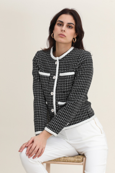 Wholesaler Lulumary - Short tweed jacket