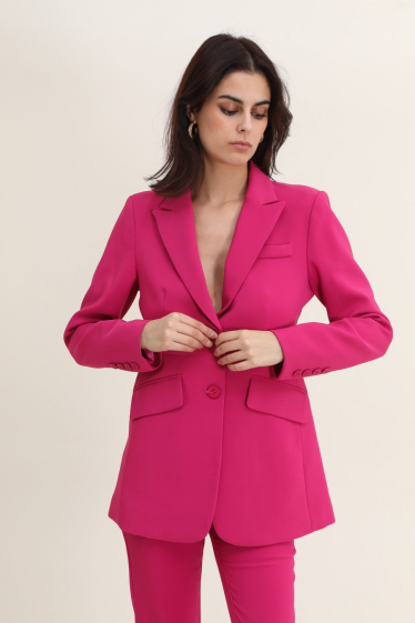 Wholesaler Lulumary - Long buttoned jacket