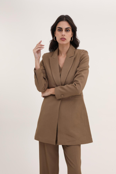Wholesaler Lulumary - Long buttoned jacket
